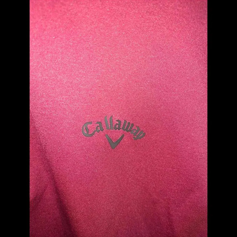 Callaway 1/4 Zip Red‎ and Gray Sweatshirt Size Large